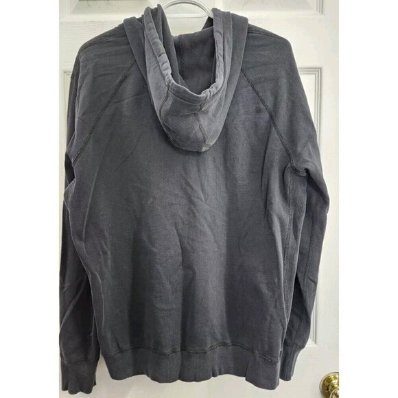 Reigning Champ Womens Black Hoodie Embroidered Spell Out Black Large - Picture 2 of 7